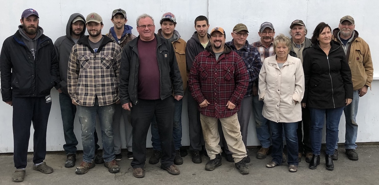Rodney Knowles and his staff